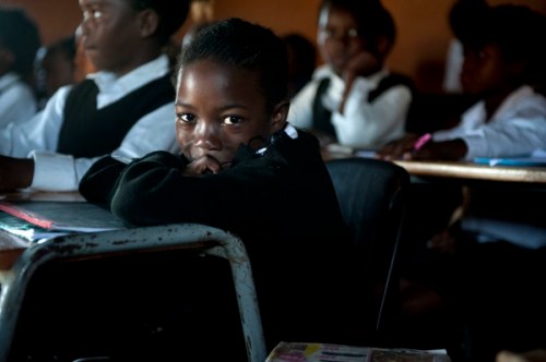 Mud schools, no lights or electricity, overcrowded. Madelene Cronjé